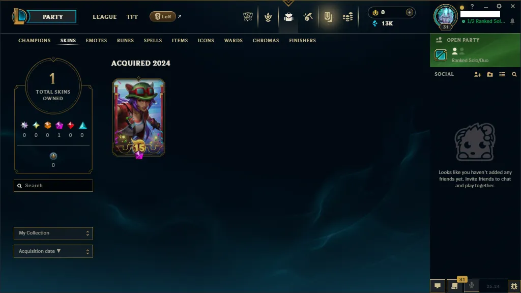 🌎NA🔥S15⭐️Iron 2 🏆+40 Champions ✅Owend Ann Sivir Sary (Mythic)🏆7 Skins Shard ❄️13k+ BE🔥Honor 3 ✅Unverified Email🚀instant delivery